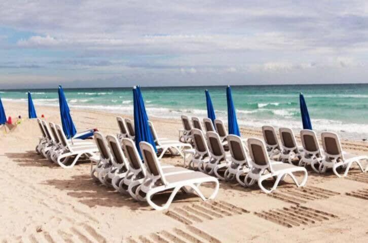 Beachfront Resort - Pool - Ocean View Balcony- Gym 迈阿密海滩 外观 照片
