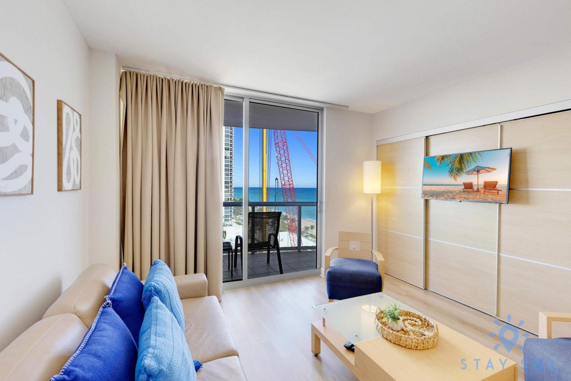 Beachfront Resort - Pool - Ocean View Balcony- Gym 迈阿密海滩 外观 照片